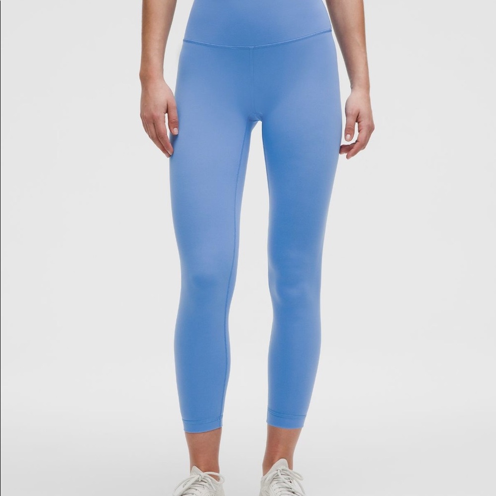 Wunder Train 25” Leggings - Chambray Blue Color Sz 6